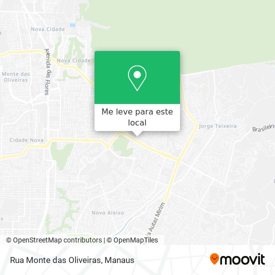 Rua Monte das Oliveiras mapa