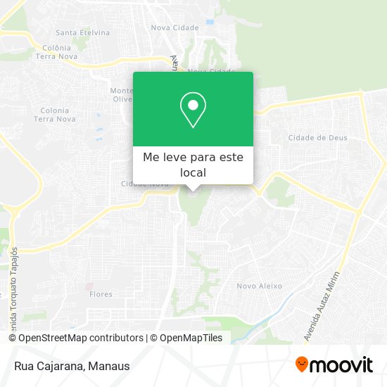Rua Cajarana mapa
