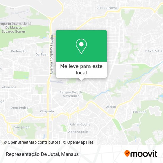 Representação De Jutaí mapa