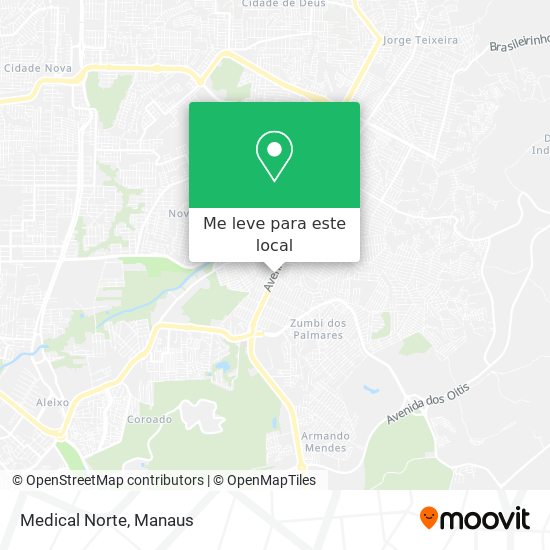 Medical Norte mapa