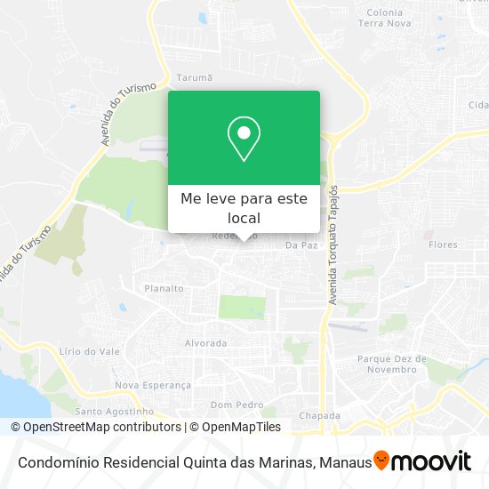 Condomínio Residencial Quinta das Marinas mapa