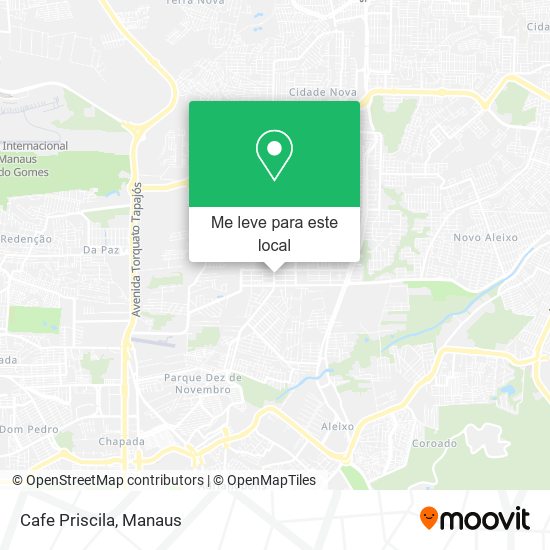 Cafe Priscila mapa