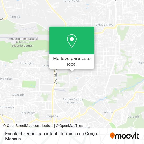 Escola de educação infantil turminha da Graça mapa