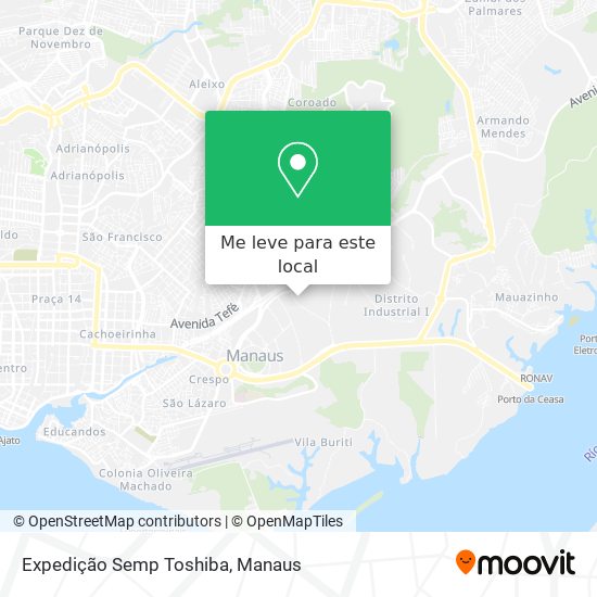 Expedição Semp Toshiba mapa