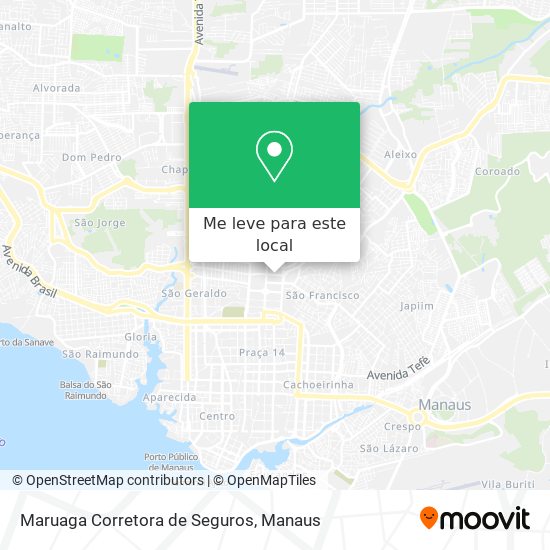 Maruaga Corretora de Seguros mapa