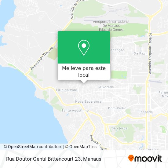 Rua Doutor Gentil Bittencourt 23 mapa
