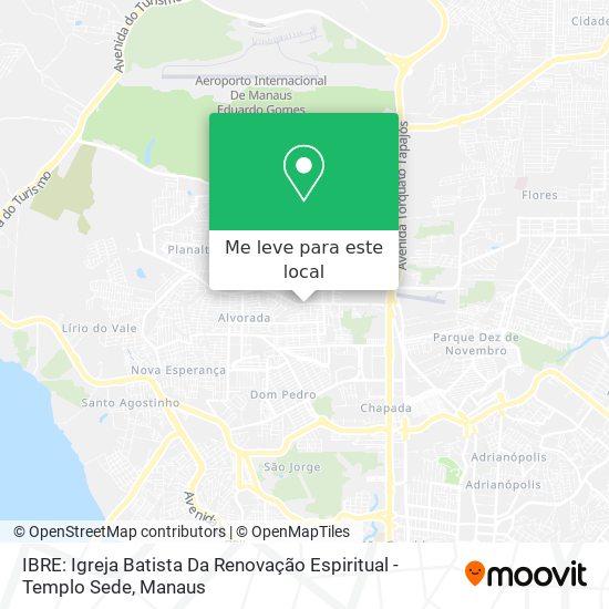 IBRE: Igreja Batista Da Renovação Espiritual - Templo Sede mapa