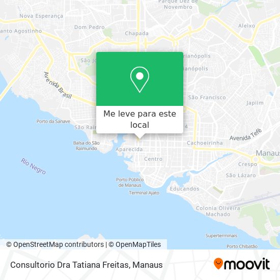 Consultorio Dra Tatiana Freitas mapa