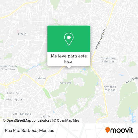 Rua Rita Barbosa mapa