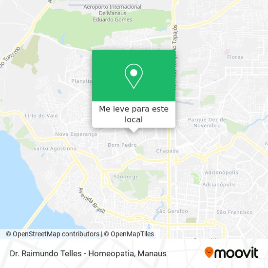 Dr.  Raimundo Telles - Homeopatia mapa