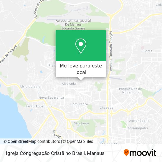 Igreja Congregação Cristã no Brasil mapa