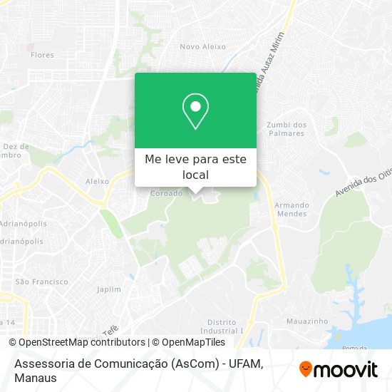 Assessoria de Comunicação (AsCom) - UFAM mapa