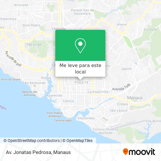 Av. Jonatas Pedrosa mapa