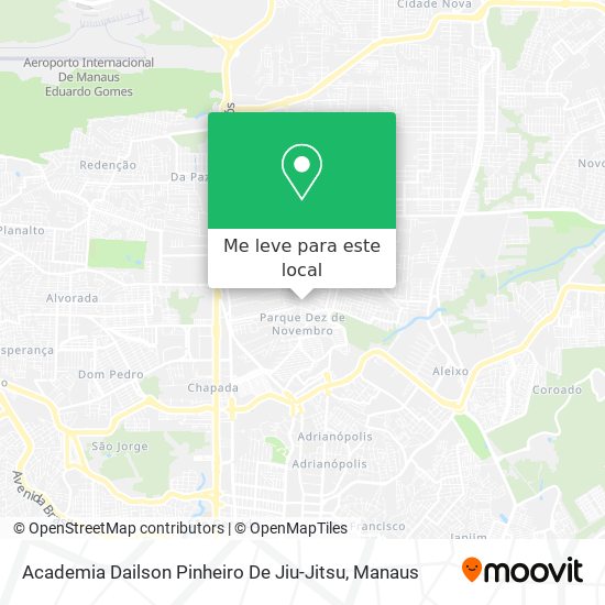 Academia Dailson Pinheiro De Jiu-Jitsu mapa