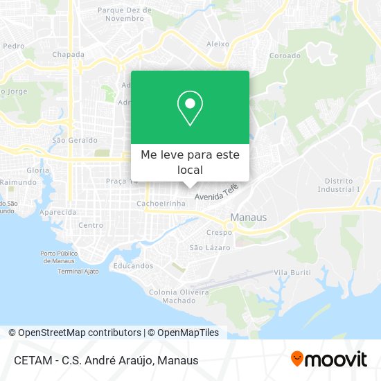 CETAM - C.S. André Araújo mapa