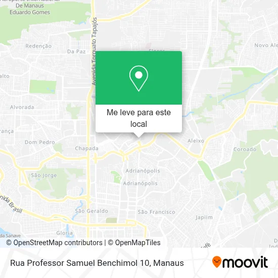Rua Professor Samuel Benchimol 10 mapa