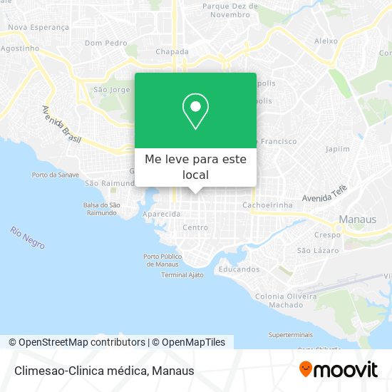 Climesao-Clinica médica mapa