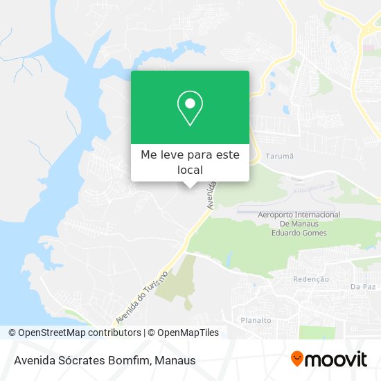 Avenida Sócrates Bomfim mapa