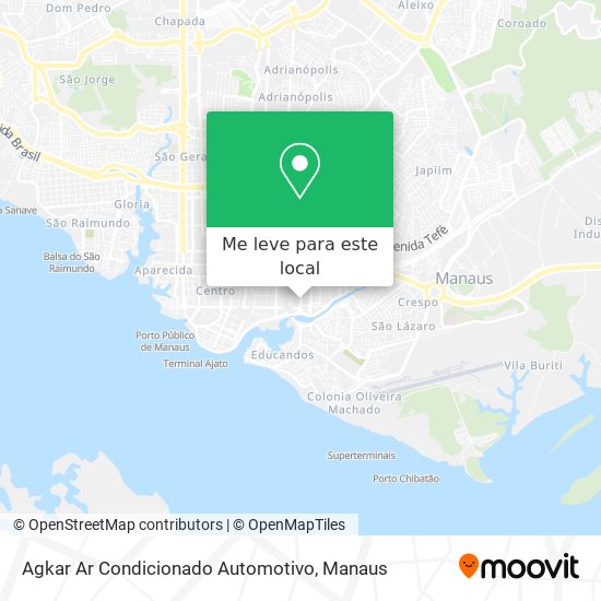 Agkar Ar Condicionado Automotivo mapa
