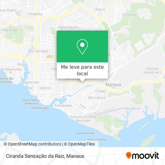 Ciranda Sensação da Raiz mapa