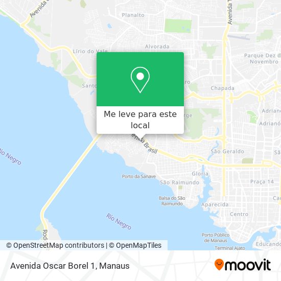 Avenida Oscar Borel 1 mapa
