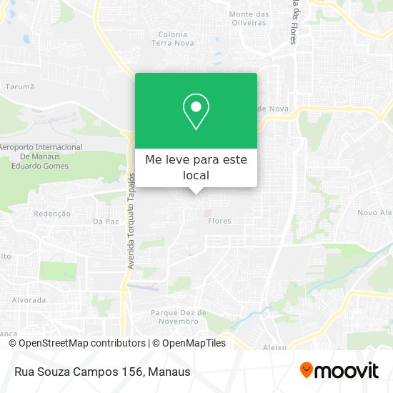Rua Souza Campos 156 mapa