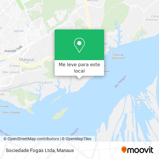 Sociedade Fogás Ltda mapa