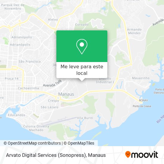 Arvato Digital Services (Sonopress) mapa