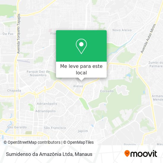 Sumidenso da Amazônia Ltda mapa