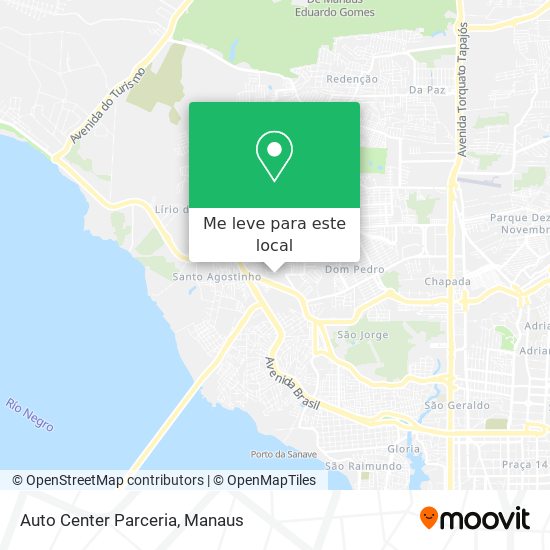 Auto Center Parceria mapa