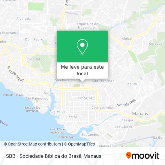 SBB - Sociedade Bíblica do Brasil mapa