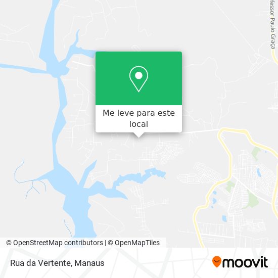 Rua da Vertente mapa