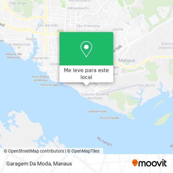 Garagem Da Moda mapa