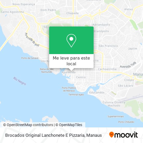 Brocados Original Lanchonete E Pizzaria mapa