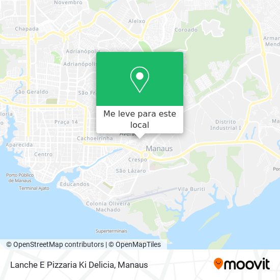Lanche E Pizzaria Ki Delicia mapa