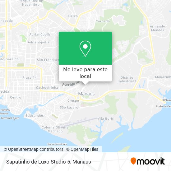 Sapatinho de Luxo Studio 5 mapa
