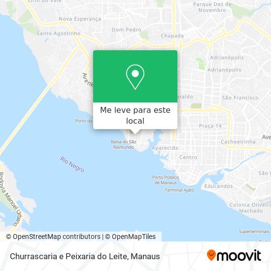 Churrascaria e Peixaria do Leite mapa
