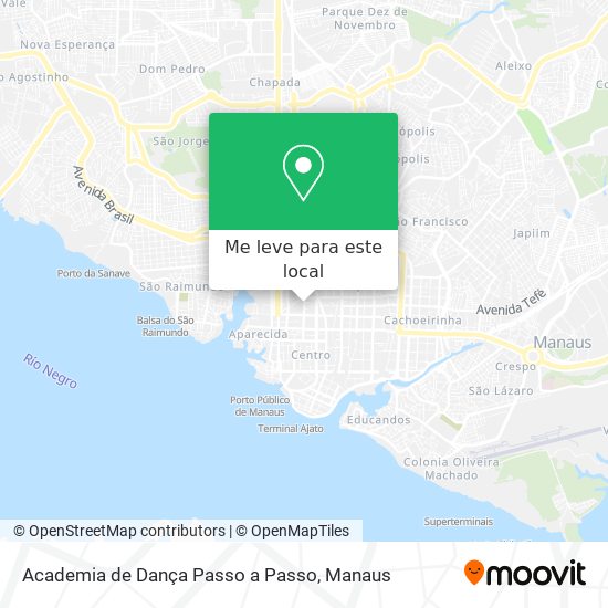 Academia de Dança Passo a Passo mapa
