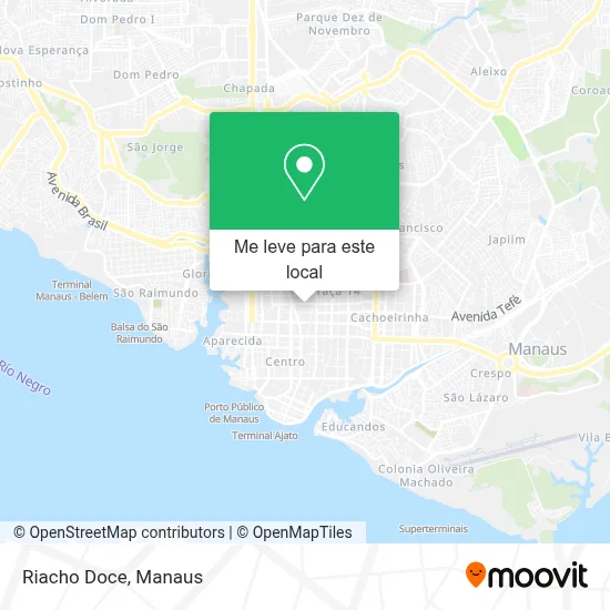 Riacho Doce mapa