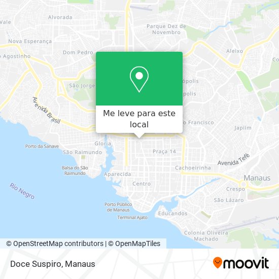 Doce Suspiro mapa