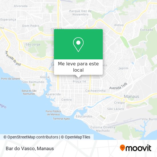 Bar do Vasco mapa