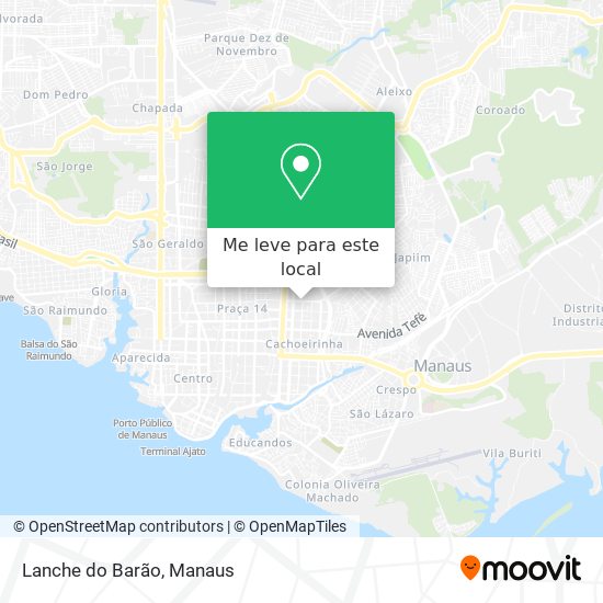 Lanche do Barão mapa