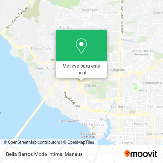 Bella Barros Moda Intima mapa