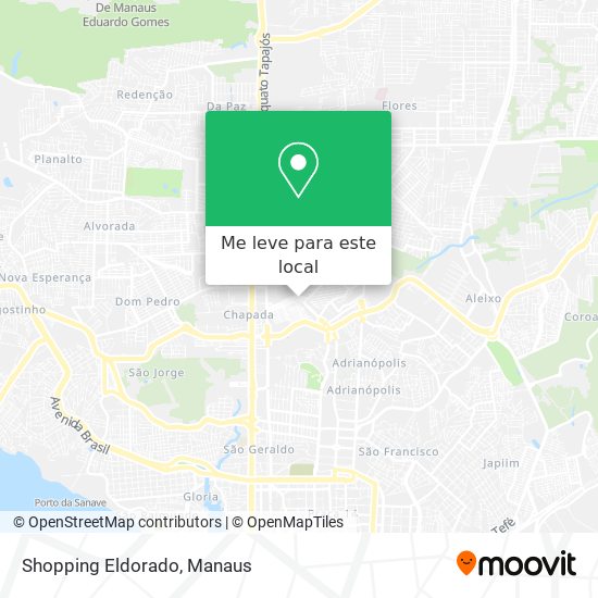 Shopping Eldorado mapa