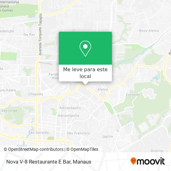 Nova V-8 Restaurante E Bar mapa