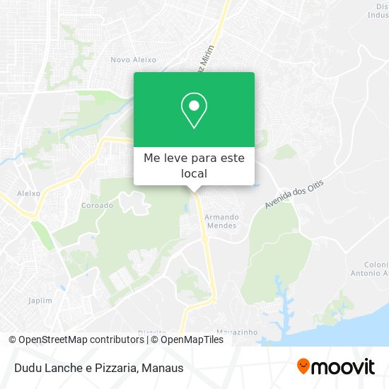 Dudu Lanche e Pizzaria mapa