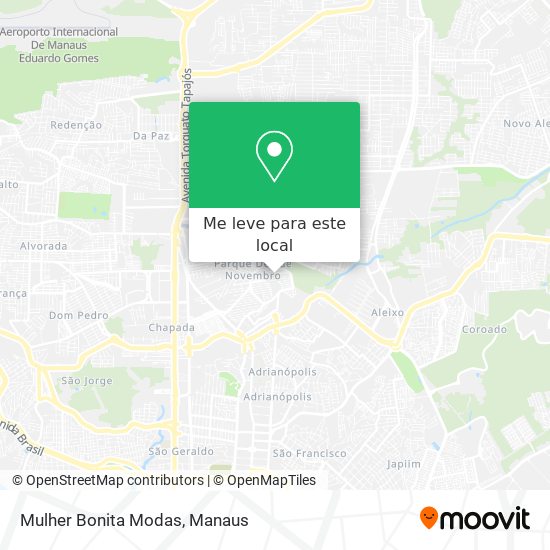 Mulher Bonita Modas mapa
