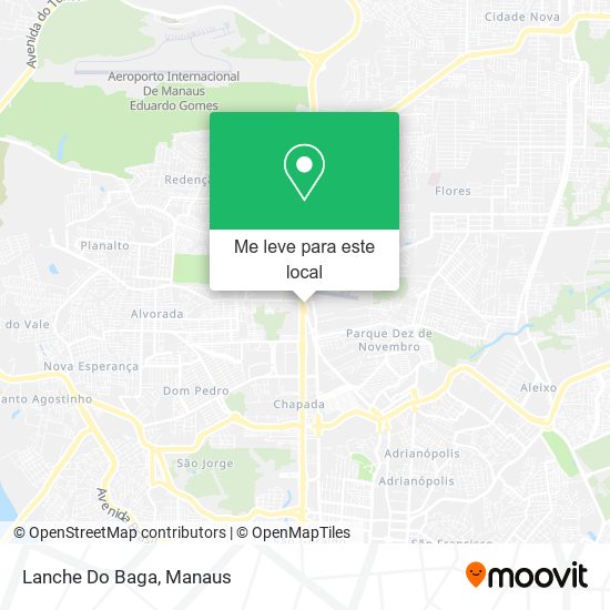 Lanche Do Baga mapa
