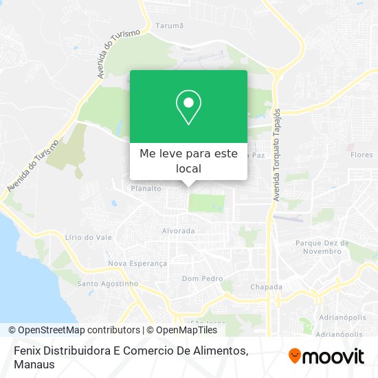 Fenix Distribuidora E Comercio De Alimentos mapa