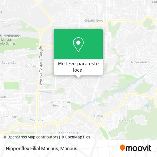 Nipponflex Filial Manaus mapa